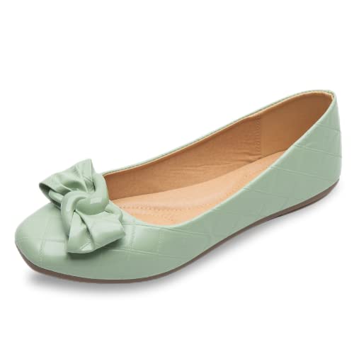 Sixth Street Womens Casual Comfortable and Lightweight Ballerina Ballet Flats-Mint-(Size-40) (B0B7X4LS3Y) Amazon Price History, Amazon Price Tracker