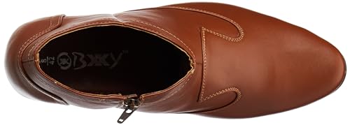 Image of mens Men's Faux Leather Height Increasing Black Boots Ankle Boot