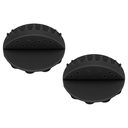 Recolector de Cabello para Ducha Garosa Silicona Negro miniatura 1