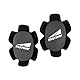 FAST WAY Fastway UNI 221 Slider, Knieschleifer Motorrad, Flache Form, Hohe Abriebfestigkeit, Geringes Gewicht, Motorrad Knieschleifer mit Klettbefestigung