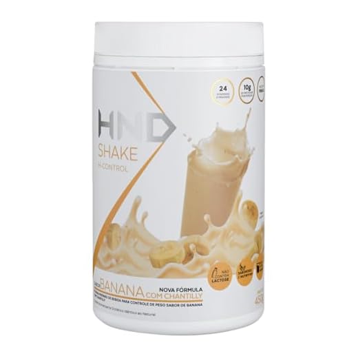 Shake H-Control Sabor Banana Com Chantilly HND 450g