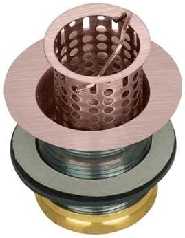 Bates D1000.SB - DRAIN - 2" JR BASKET STRAINER W/ NUTS AND WASHERS. DISTINCTIVE PLUMBING FITTINGS. FINISH: SATIN BRASS