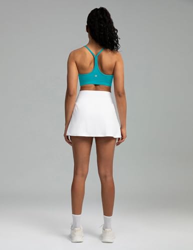 Image of Colorfulkoala Women's Dreamlux Y Back Sports Bra Low Impact Padded Workout Top with Built in Bra A-C Cups