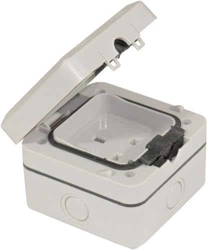 Eagle IP66 13A 1-Gang Unswitched Outdoor Socket