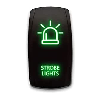 Strobe Lights Laser Etched 5-Pin Single Pole Single Throw Vertical ...