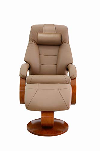 Oslo Collection Mac Motion Recliner, One Size, Sand/Tan #TOP1