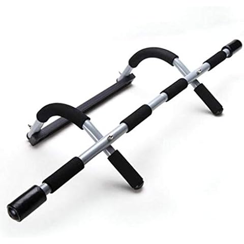 KASOM GYM FITNESS BAR CHIN UP PULL UP STRENGTH SITUP DIPS EXERCISE WORKOUT DOOR BARS Cover