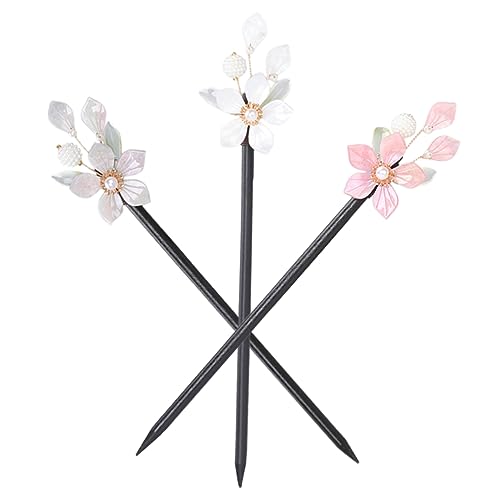 Bâtonnets bois chinois pour chignon épingles décoratives mariage Healeved - 7