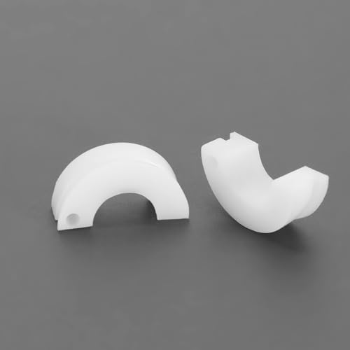 2 Sets Kupplungsgleiter RC aus Kunststoff mit Federeinstellung für Fernbedienung Nitro HSP 1/10 Auto Ersatzzubehör, Weiß