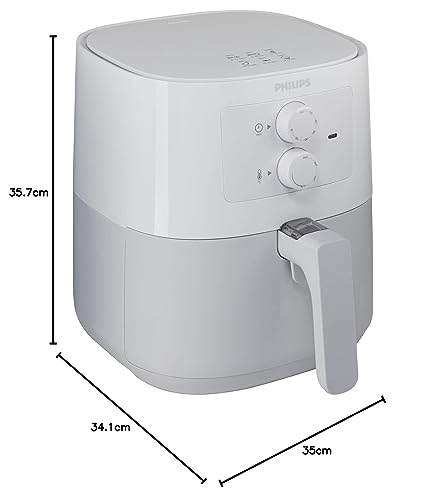 Philips Essential HD9200/10 Friteuse Single 4.1 L Autonome 1400 W Hot Air Fryer Grey, White