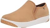Bogs Womens Kicker Slip On Leather Shoe, Sahara, Size 8