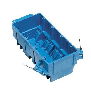 Thomas & Betts BH464A 4 Gang New Work SuperBlue Outlet Box