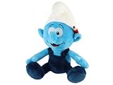 Taille de la peluche : 33 cm. cavernedesjouets Peluche schtroumpf Bricoleur 33 cm - Set Doudou Enfant Collection schtroumpf avec 1 Carte Tigre