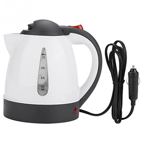 BWCKMTSC Hervidor de Agua Calentador de Agua portátil Viajes de té automático Café de Acero Inoxidable Car (D 24V)