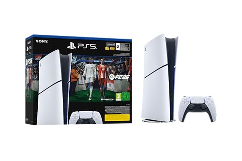 Playstation Sony, Pack Console PS5 édition Numérique, avec 1 Manette Sans Fil DualSense plus jeu EA SPORTS FC 26 (code de téléchargement)