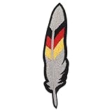 Lurrose Compact Arm Badge German Flag Embroidery for Coats Bags and Hats Stylish Wear-Resistant Patch for Unique Personalization and Easy Application