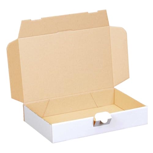 Maxibriefkartons 240 x 160 x 45 mm WEIß Maxibrief Karton...