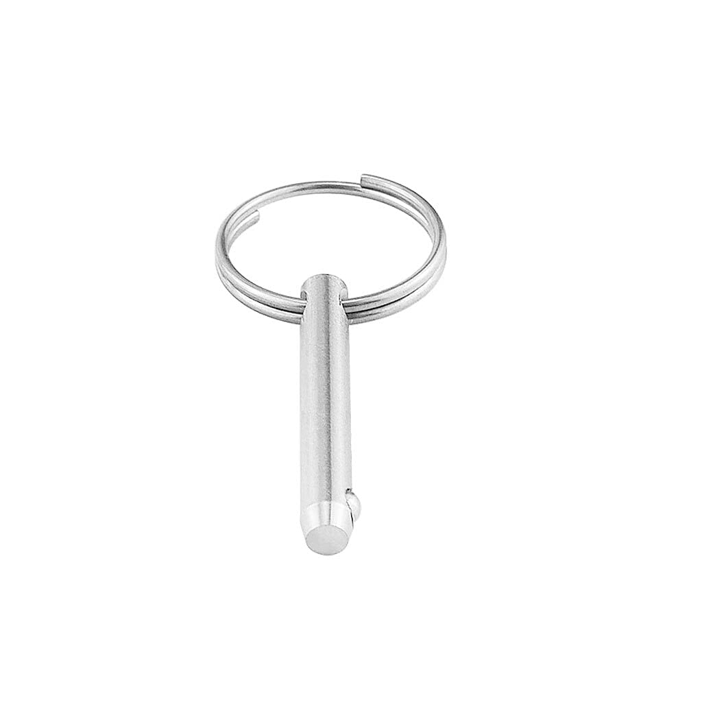 2 Pack Long Quick Release Pin 6mm X 5-3/4\" 316 Stainless Steel Marine Hardware