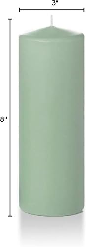 Miniatura 10 de Yummi - Velas redondas de 3 pulgadas, 45 colores, 4 tamaños, 3 por paquete