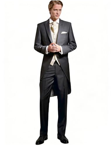 Manteau Business Tailcoat Kromoc Veste Idéale pour Soirée Prom et Cérémonie Officielle