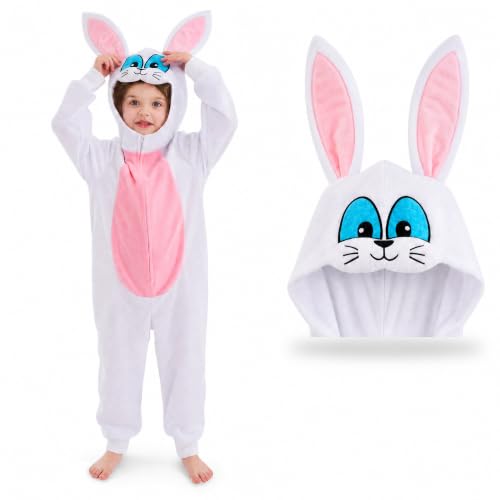 Leadtex Kids Bunny Costume Girls Rabbit Onesie for Easter Halloween Cosplay