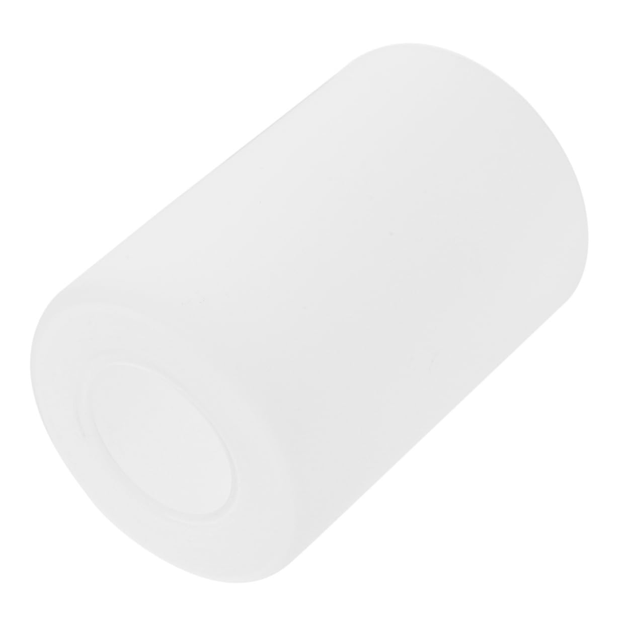 KONTONTY Milk White Cylindrical Glass Lampshade Replacement for Floor Lamp Pendant and Wall Sconce E27 Fixture Accessory Soft Diffused Light for Home and Office