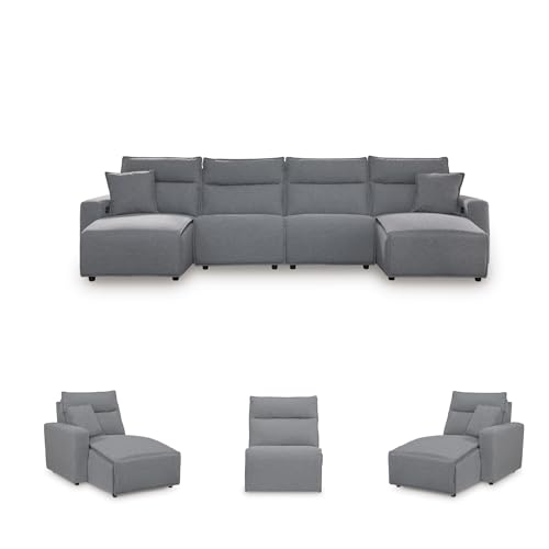 Image of Signature Design by Ashley 4-Piece Power Reclining Sectional with Chaise