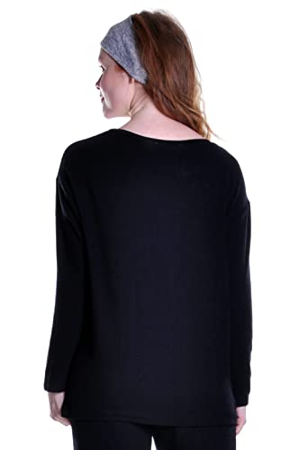 Image of LA CERA Women's Pullover Top, Comfortable Long Sleeve Sweatshirt
