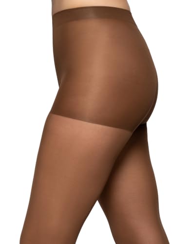 Image of HUE Women's Sheer Control Top Tights Supersoft Lightweight Pantyhose