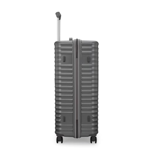 Image of American Tourister Travix | Check-in Trolley Bag (77 cm) | 360 8 Wheel Travel Luggage | Hard Case Polycarbonate Suitcase | Recessed Combination Lock | Grey