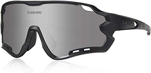 ZoliTime Gafas de sol de ciclismo Gafas deportivas polarizadas para hombre Gafas de ciclismo de 4 lentes Gafas de bicicleta
