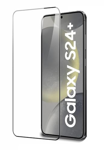 Image of HD Tempered Glass Screen Protector Compatible for Samsung Galaxy S24 Plus 5G with Edge to Edge coverage and Easy Installation kit
