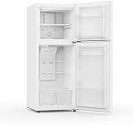Frigidaire, Frost Free Top Mount 2 Door Apartment Size Refrigerator with Freezer, 10 CU FT