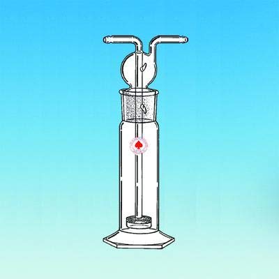 7163-06 Gas Washing Bottle, Porosity C, 125 mL Capacity, 40/35 Joint, 1 mL