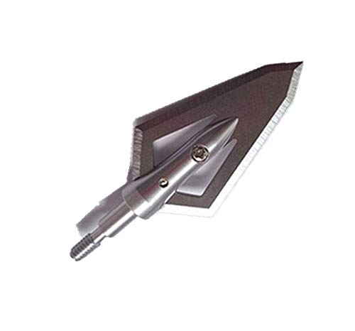 SHARROW 110GRターゲット矢 矢の前 狩猟矢先 矢じり 汎用弓具 魚釣り 練習、狩猟 弓矢道具 アーチェリー用品 二つ刃 ネジ式 (銀色)