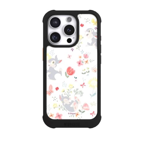 Coque iPhone 16 Pro NIVOmax noire antichoc pour éviter les rayures et chutes MagSafe Disney