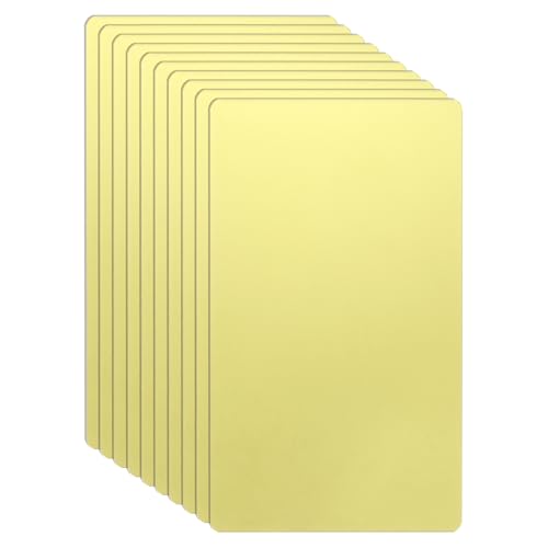 Tarjetas de visita de metal de acero inoxidable para grabados personalizados de casa
