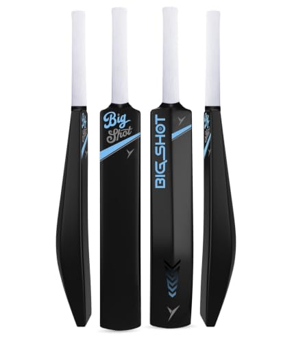 Image of Jaspo Big Shot Plastic Tennis Cricket Bat Full Size Bat (34 inch X 4.5 inch inch) for All Age Group (Big Shot Cricket BAT)