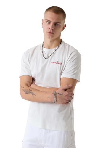 T-shirt homme GUESS en coton pour un look urbain et décontracté chic