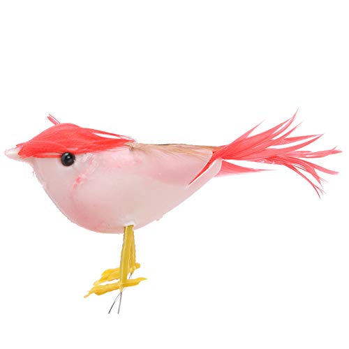 24 Pezzi Uccelli Decorativi Colorati Uccellini