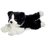 Bearington Dog Stuffed Animal Realistic Dog Plush Border Collie Shep Cute Plushies for Kids Boys & Girls - 13'