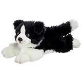 Bearington Shep Plush Border Collie Suffed Animal Puppy Dog, 13 Inch