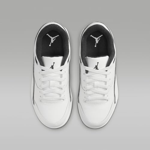 Jordan Flight Court Big Kids' Shoes (HF3333-100, White/Sail/Black)4