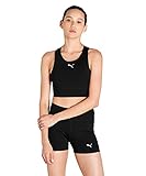 PUMA Damen RTG BH Bustier Unterwäsche Top Sport Oberteil Schwarz M