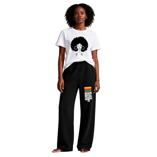 Image of Black History Shirts Black Graphic tees for Men and Women, Magic Fashion Afro American Natural Hair Vintage Melanin T-Shirts