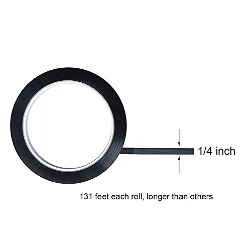 Wsper Chart Tape 6Mm 1/4" Whiteboard Tape Self-Adhesive Vinyl Tape For Pinstripe Dry Erase Board Tapes Lines #TOP1