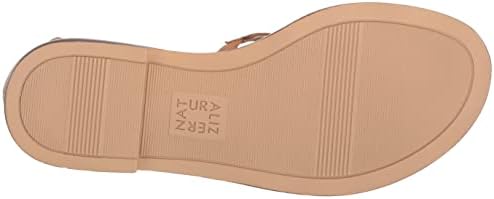 Naturalizer Womens Farah Leather Ankle Strap Flat Sandals Tan Review | Image 3
