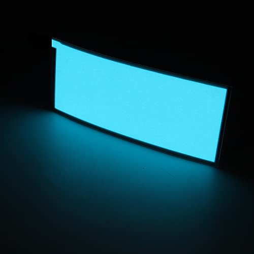 Image of EL Panel Electroluminescent Light Sheet Light Decorations Neon Sheet 12 cm x 5 cm (4.8 inch x 2.0 inch) ON /Slow Flash /Fast Flash, 2Pack (2, IceBlue, 12cm*5cm)