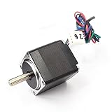 CYFANG 1.8度 Nema 11 ステッピングモーター 28x28mm フレーム ハイブリッドステッピングモーター 5mm シャフト 2相4線 ドライバー エクストルーダー