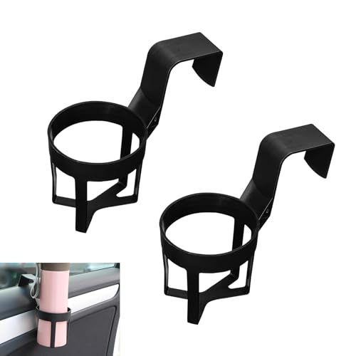 Portavasos para carro robusto negro 2 unidades miniatura 1